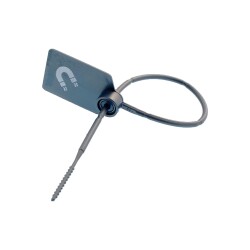 Scellés de Sécurité - DETEC - 275mm - Polyéthylène - par 100  - Rouge