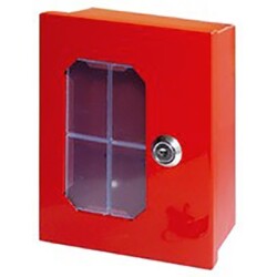 Boîte à clés - Format mini avec ouverture par clé H520 - 128x165x52 mm - Tôle