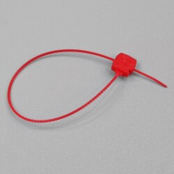 Plombs à sceller - RoHS et EN 3 - Polypropylène - 172 mm - Par 300  - Rouge