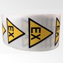 Rouleau de Pictos de Danger - Atmosphère explosive ATEX - W021