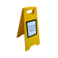 Kit signalétique - Balise chevalet avec porte-document A5 - 640x250 mm - Polypropylène