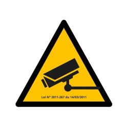 Panneau Information - Vidéosurveillance