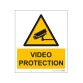 Panneau  Vidéo Protection - 300 x 250 mm