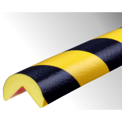 Butoir de protection - Flexible jaune et noir - Norme DIN 4102 B2 - Mousse polyuréthane