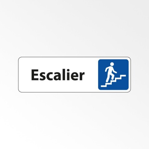 Panneau - Escalier avec Pictogramme - Adhésif