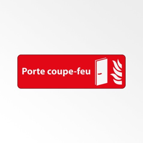Panneau - Porte coupe-feu  - 150 x 47 - Blanc