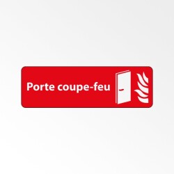 Panneau - Porte coupe-feu