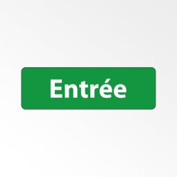 Panneau Signalétique - Entrée