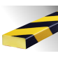 Butoir de protection anti-choc - Profil D jaune/noir adhésif - DIN 4102 B2, UL 94 HB/10 mm - Mousse polyuréthane