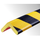 Profil de Protection - Angle Droit Flexible Jaune et Noir - Mousse Polyuréthane