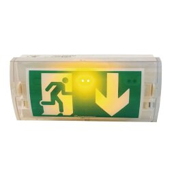 Bloc autonome vierge avec LED - Evacuation