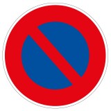Panneau - Stationnement Interdit B6a1