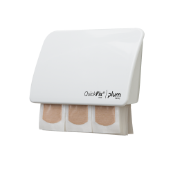 Distributeur de Pansements - Recharge de 45 pansements QuickFix® UNO Blanc - L.130 x l.85 x h.35 mm - CE