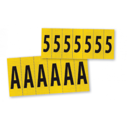 Set Lettres repositionnables A à Z adhésives -Tissu plastifié