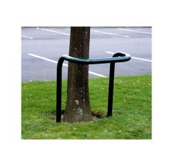 Arceau de protection Ø 50 mm - Double - 830 x 650 - Acier Galvanisé  - Poudre polyester verte galvanisée