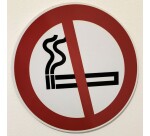 Panneau interdiction - Interdiction de fumer - P002 - ISO 7010  - 200 mm - PVC