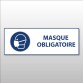 Signalétique EPI - Port du masque obligatoire - ISO 7010