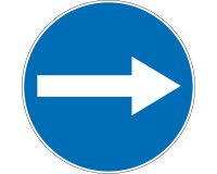 Panneau de signalisation - Flèche directionnelle gauche ou droite