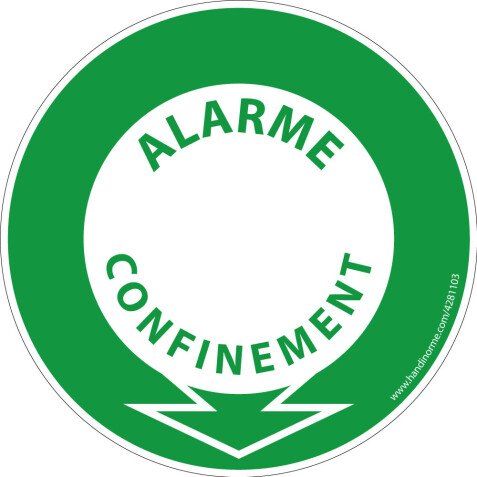 Panneau Alarme confinement