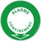 Panneau Alarme confinement