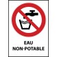 Panneau de signalisation - Picto Eau non potable - P005 - ISO 7010