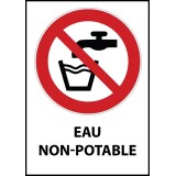 Panneau de signalisation - Picto Eau non potable - P005 - ISO 7010