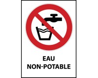 Panneau de signalisation - Picto Eau non potable - P005 - ISO 7010