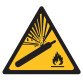 Panneau danger W029 - Bouteille sous pression - Norme ISO 7010