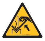 Panneau - Main écrasé entre presse plieuse et le matériau - W031