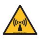 Signalétique danger W005 - Radiations non-ionisantes - ISO 7010