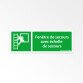 Panneaux ISO 7010 d'évacuation à message horizontal - Fenêtre de secours avec échelle de secours - E016
