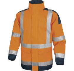 Parka de sécurité - Haute Visibilité Classe 3 - Polyester Oxford  - Orange - XXL