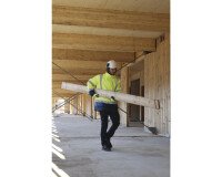 Parka - Sécurité haute visibilité jaune 5 en 1 - Polyester  - M