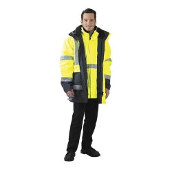 Parka de Sécurité CERVIN 4 en 1 - Taille L - jaune fluo