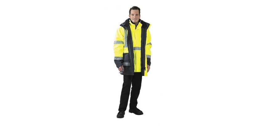 Parka de Sécurité CERVIN 4 en 1 - Taille L - jaune fluo