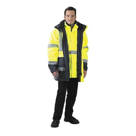 Parka de Sécurité CERVIN 4 en 1 - Taille L - jaune fluo