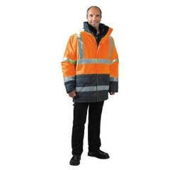 Parka de sécurité haute visibilité KEMBLA étanche classe 3  - Orange - XXL