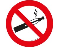 Signalétique d'Interdiction - Pictogramme Interdiction de vapoter