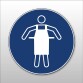 Pictogramme d'Obligation - Utiliser un tablier de protection - M026