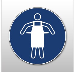 Panneau Obligatoire- Tablier de protection - M026 - ISO 7001