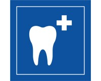 Signalétique information - Pictogramme Soins dentaires - ISO 7001