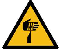 Panneau Danger Élément pointu – W022 – Signalétique ISO 7010