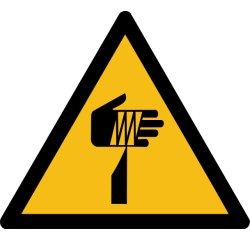 Panneau Danger Élément pointu – W022 – Signalétique ISO 7010