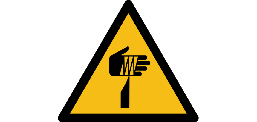 Panneau Danger Élément pointu – W022 – Signalétique ISO 7010