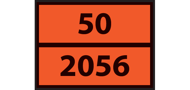 Plaque ADR pour Véhicule de Transport - Tétrahydrofurane