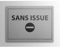 Plaque gravée sans issue