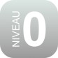 Plaque signalétique - Picto Niveau 0 - Plexiglas® - 120 x 120 mm