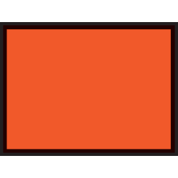 Plaque de Transport ADR - Vierge - 300x400 mm - Orange  - Vinyle