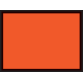 Plaque de Transport ADR - Vierge - 300x400 mm - Orange  - Vinyle