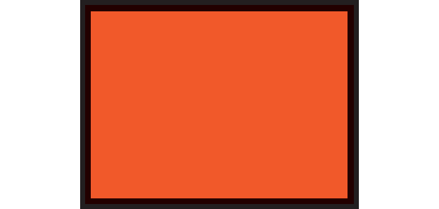 Plaque de Transport ADR - Vierge - 300x400 mm - Orange  - Aluminium